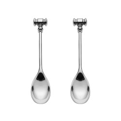 Conjunto de 2 Colheres com Martelo para Ovos – Inox – Dressed – Alessi
