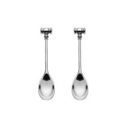 Conjunto de 2 Colheres com Martelo para Ovos – Inox – Dressed – Alessi