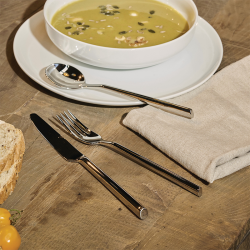 Conjunto de 6 Colheres de Sopa – Inox – Clivo – Alessi