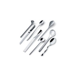Conjunto de 8 Colheres para Café – Prateado – Il caffè/tè – Officina Alessi