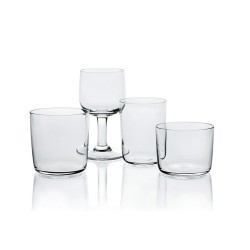 Conjunto de 4 Copos Água/Long Drinks – Transparente – Glass Family – A Di Alessi