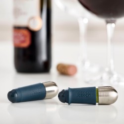 Conjunto de Duas Tampas para Garrafa – Azul – BarWise – Joseph Joseph