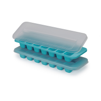 Conjunto de 2 Moldes para Gelo com Tampa – Azul – Flow Easy – Joseph Joseph