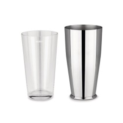 Shaker Americano ou “Boston” – Prateado – 5050 – Alessi