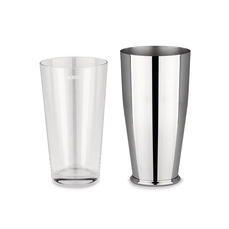 Shaker Americano ou “Boston” – Prateado – 5050 – Alessi