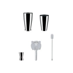 Kit de Mistura Cocktails – Prateado – Lunar Eclipse – Alessi
