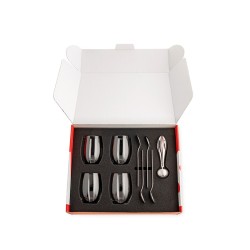 Conjunto de Acessórios Cocktails – Prateado – The Player – Alessi