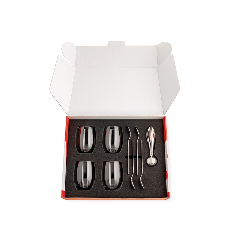 Conjunto de Acessórios Cocktails – Prateado – The Player – Alessi