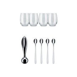 Conjunto de Acessórios Cocktails – Prateado – The Player – Alessi