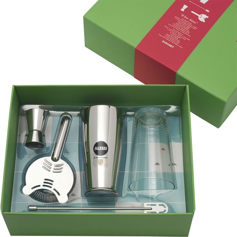 Conjunto para Cocktails – Prateado – Il Bar Alessi – Alessi