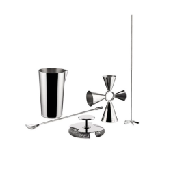 Conjunto para Bar 5 Peças – Prateado – Trending Box – Alessi