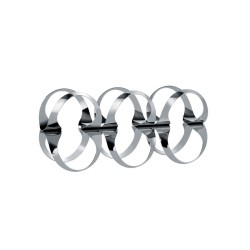 Garrafeira para 6 Garrafas – Prata – Ribbon – Officina Alessi
