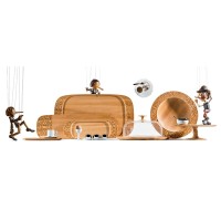 Tábua para Queijos – Castanho – Dressed in Wood – Alessi