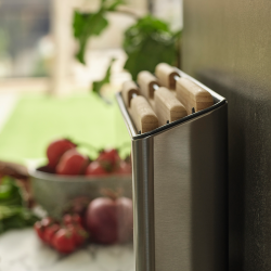 Conjunto de 3 Tábuas de Corte – Bamboo – Folio Steel – Joseph Joseph