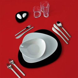 Conjunto de 2 Individuais – Preto – Colombina Collection – Alessi