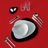 Conjunto de 2 Individuais – Preto – Colombina Collection – Alessi