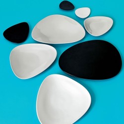 Conjunto de 2 Individuais – Preto – Colombina Collection – Alessi