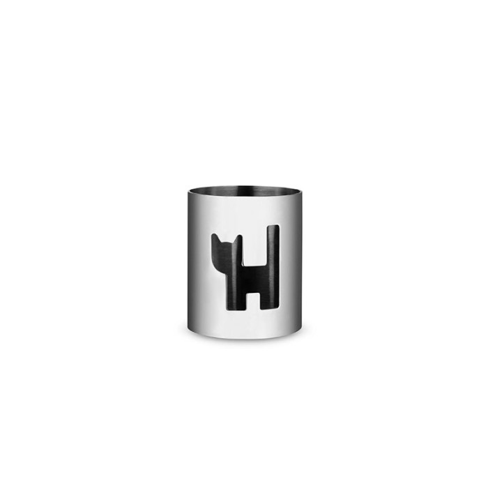 Anel para Guardanapo Gato – Inox – Girotondo – A Di Alessi