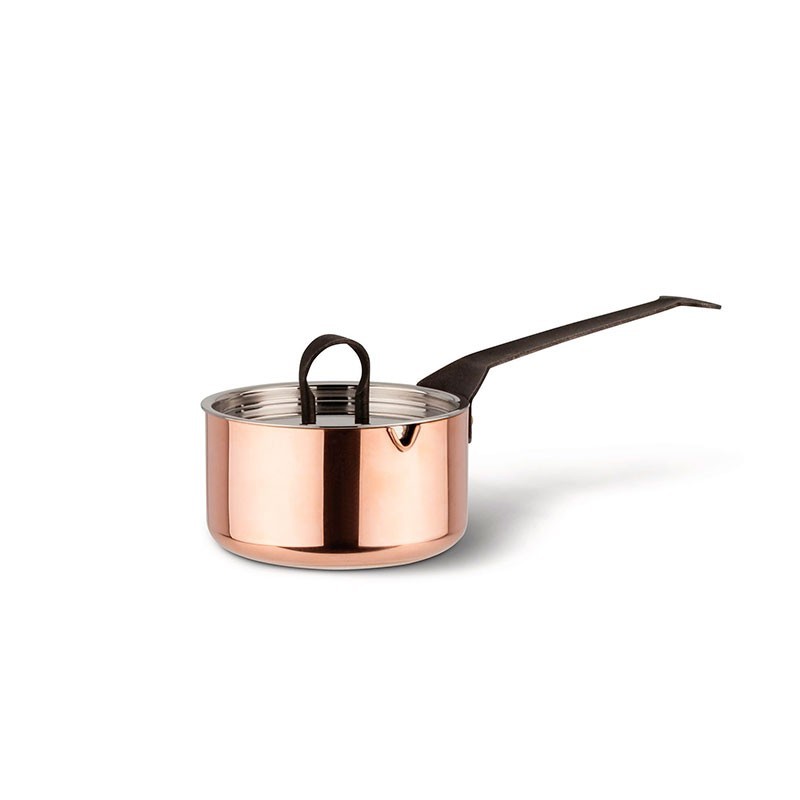Caçarola 10cm com Tampa – Cobre – La Cintura di Orione – Officina Alessi