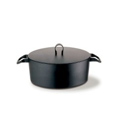 Tacho Cocotte Oval – Preto – La Cintura di Orione – Officina Alessi