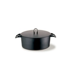 Tacho Cocotte Oval – Preto – La Cintura di Orione – Officina Alessi