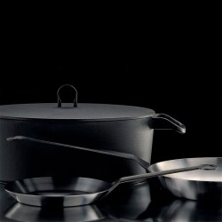 Tacho Cocotte Oval – Preto – La Cintura di Orione – Officina Alessi