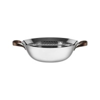Wok com Tampa – Inox – Edo – Alessi