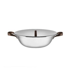 Wok com Tampa – Inox – Edo – Alessi