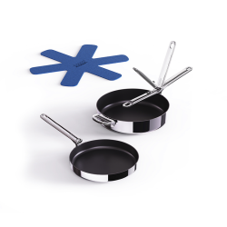 Conjunto de 2 Frigideiras Anti-Aderentes – Inox – Space Steel – Joseph Joseph