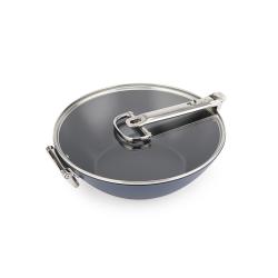 Wok Antiaderente com Tampa 32cm – Space – Joseph Joseph