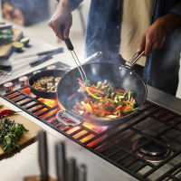 Wok Antiaderente com Tampa 32cm – Space – Joseph Joseph