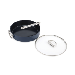 Sauté com Tampa e Pega Dobrável 28cm – Azul – Space – Joseph Joseph