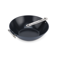 Wok com Tampa e Pega Dobrável 32cm – Azul – Space – Joseph Joseph