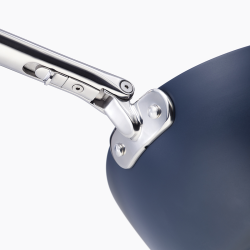 Wok com Tampa e Pega Dobrável 32cm – Azul – Space – Joseph Joseph