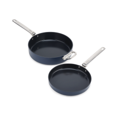 Conjunto 2 Frigideiras Dobráveis 23cm – Azul – Space – Joseph Joseph