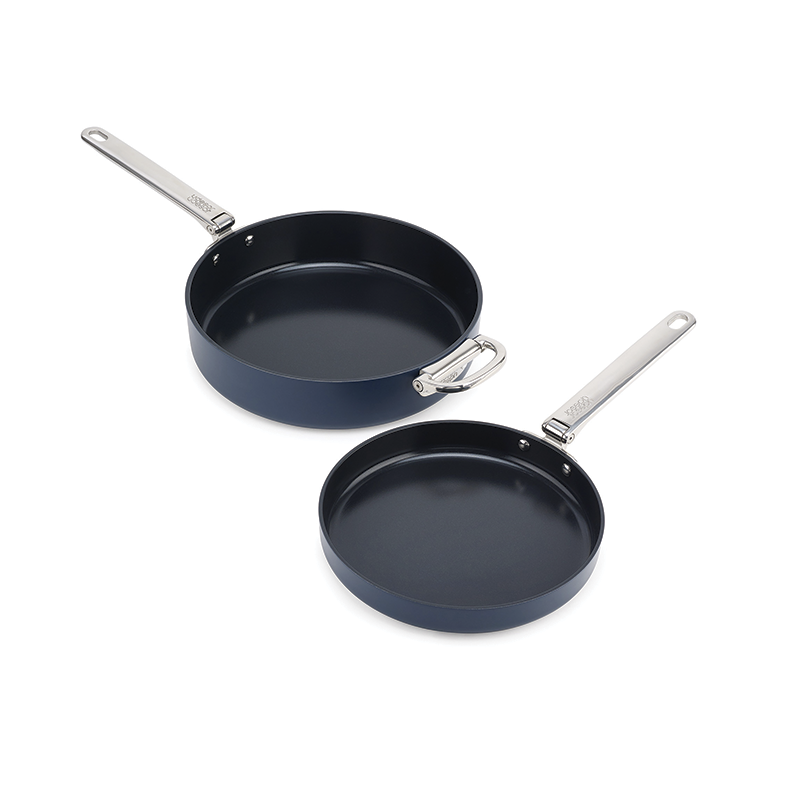 Conjunto 2 Frigideiras Dobráveis 23cm – Azul – Space – Joseph Joseph