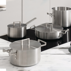 Caçarola com Cabo 16cm – Aço – Convivio – Alessi