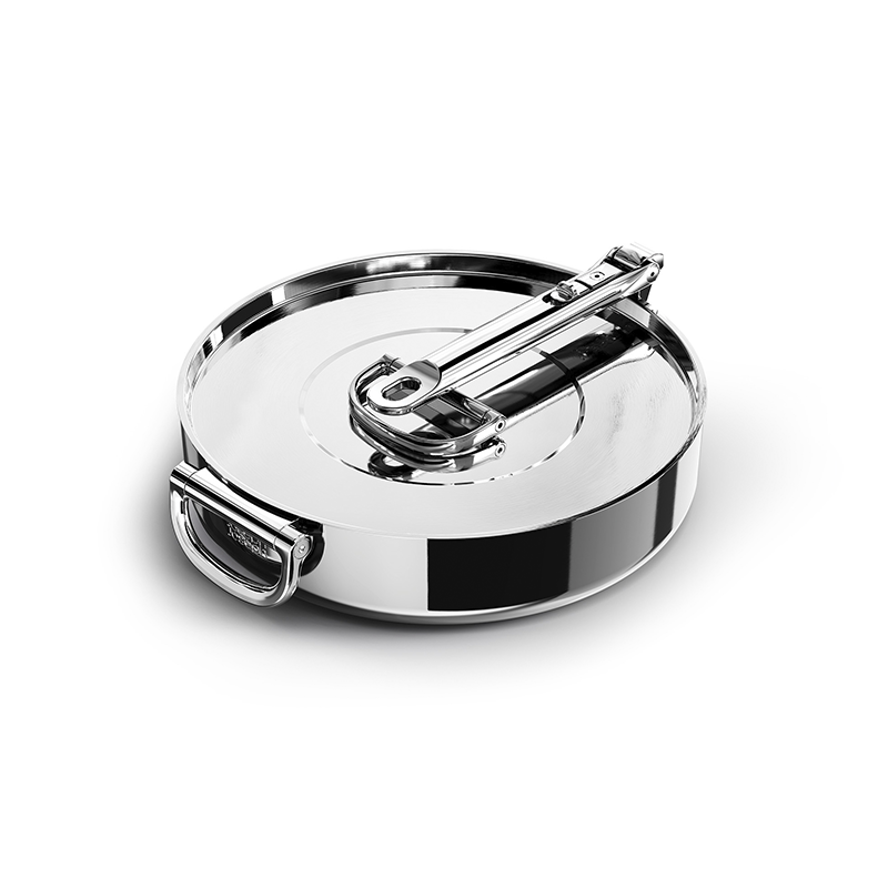 Caçarola com Tampa 28cm – Inox – Space Steel – Joseph Joseph