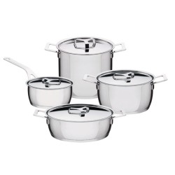 Conjunto de 7 Peças – Prateado – Pot And Pans – A Di Alessi