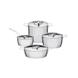 Conjunto de 7 Peças – Prateado – Pot And Pans – A Di Alessi