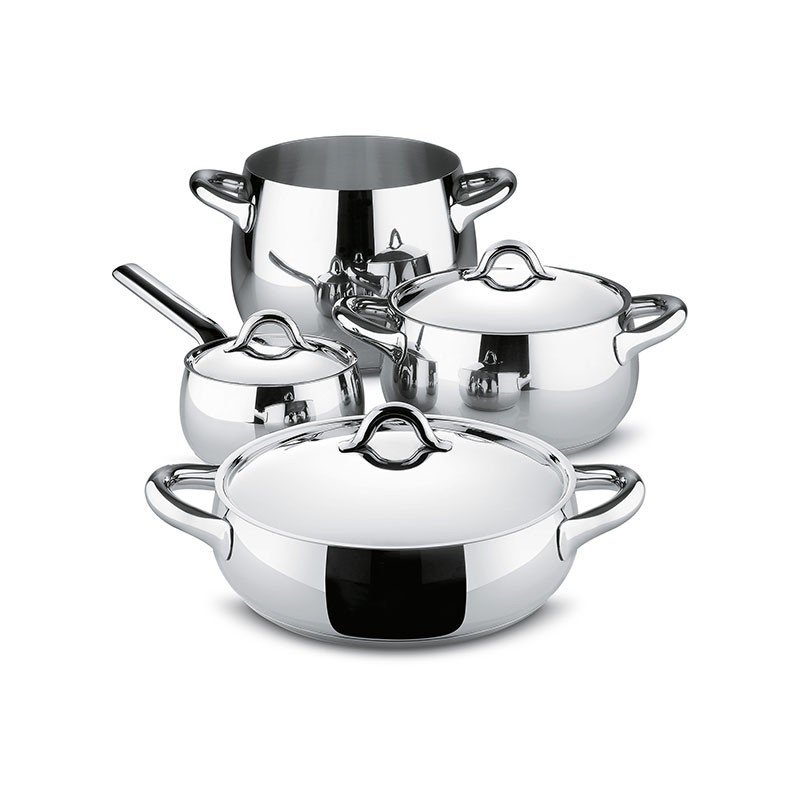 Trem de Cozinha de 7 Peças – Inox – Mami – Alessi