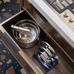 Trem de Cozinha de 5 Peças – Inox – Space Steel – Joseph Joseph