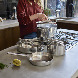 Trem de Cozinha de 6 Peças – Inox – Space Steel – Joseph Joseph