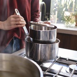 Trem de Cozinha de 6 Peças – Inox – Space Steel – Joseph Joseph