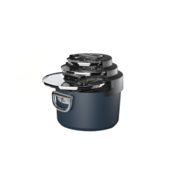 Trem de Cozinha de 3 Peças – Azul – Space Stack – Joseph Joseph