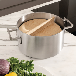 Tampa Otoshibuta 20cm – Madeira – Convivio – Alessi