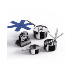 Conjunto de 3 Panelas – Inox – Space Steel – Joseph Joseph