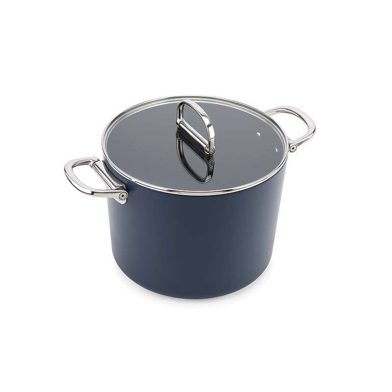Panela com Tampa e Pega Dobrável 25cm – Azul – Space – Joseph Joseph