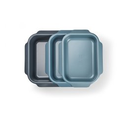 Conjunto de 3 Assadeiras – Azul – Nest Oven – Joseph Joseph