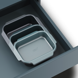Conjunto de 3 Assadeiras – Azul – Nest Oven – Joseph Joseph